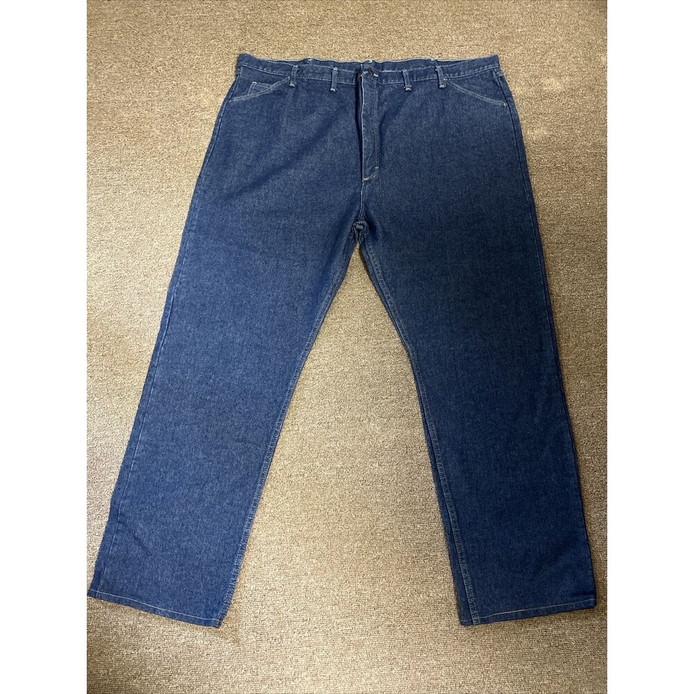 Bulwark FR Jeans Mens 52x37 Blue Denim Pants Fire Resistant Work